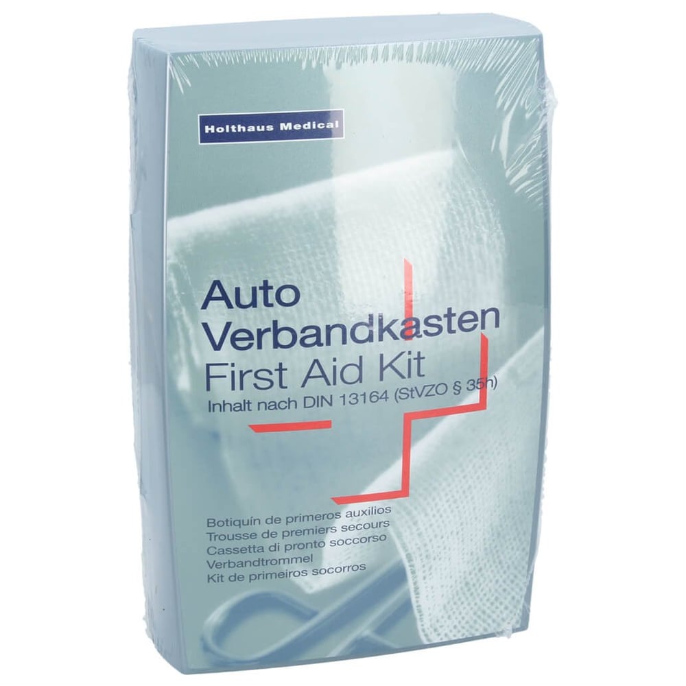Verbandkasten Kfz Silber DIN 13164