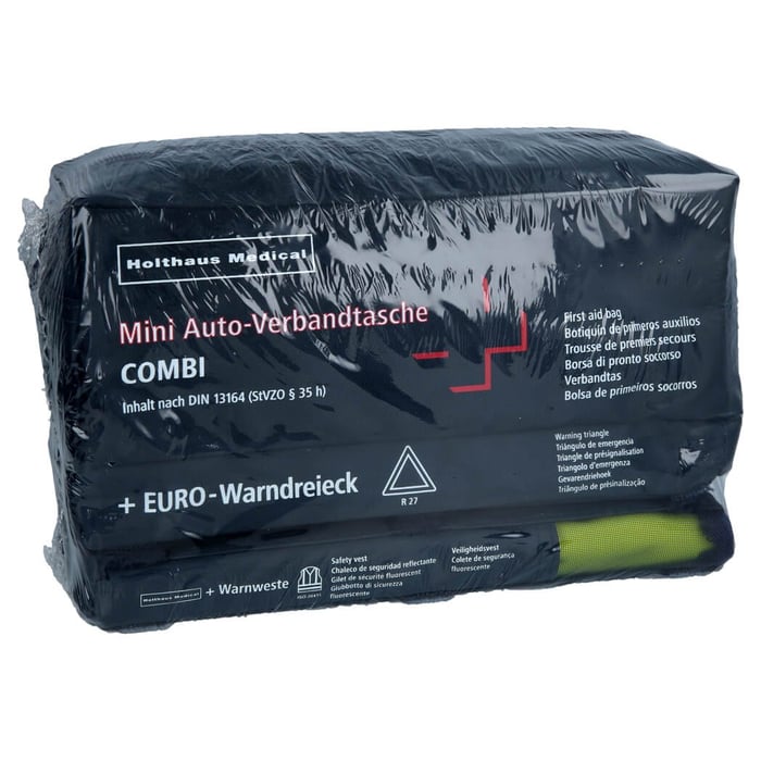 Verbandtasche Mini3in1 DIN 13164+Warndreieck+Weste