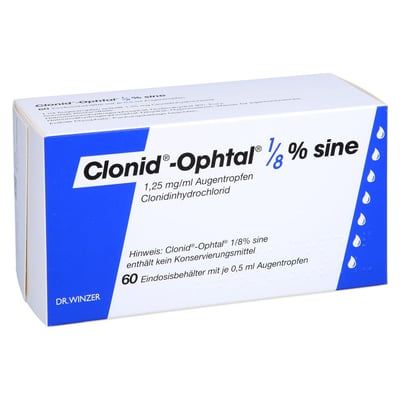 Clonid-Ophtal 1/8 % sine Augentropfen Produktbild 1