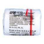 Lenkideal 5mx6 cm mit Verbandklammern weiß Produktbild 1