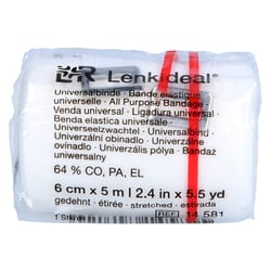Lenkideal 5mx6 cm mit Verbandklammern weiß