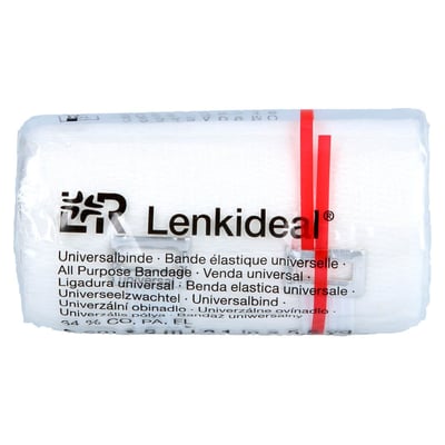 Lenkideal 5mx8 cm mit Verbandklammern weiß