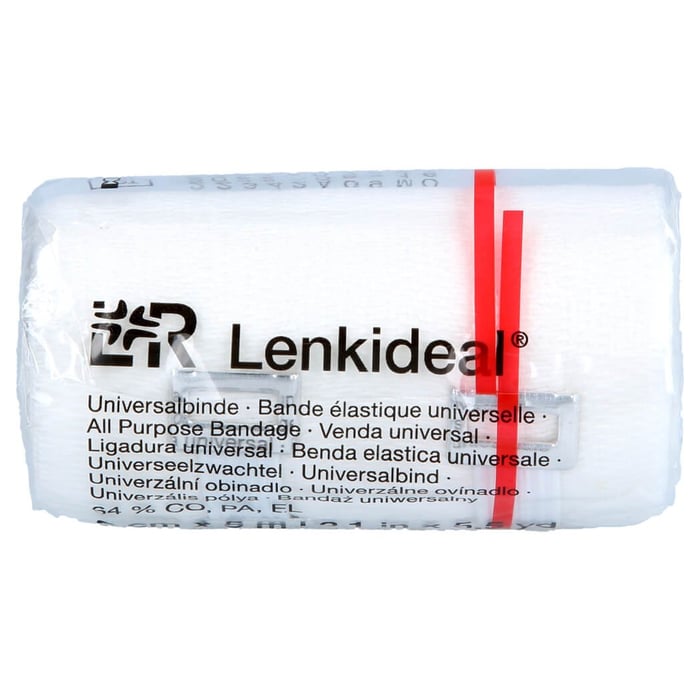 Lenkideal 5mx8cm mit Verbandklammern weiß
