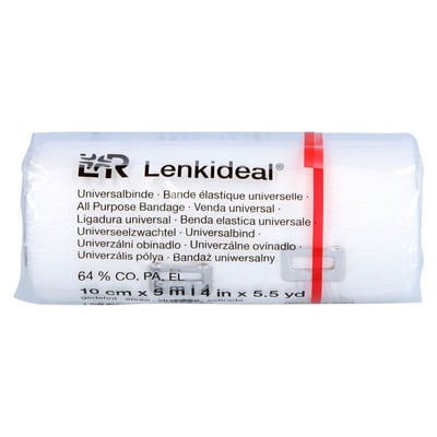 Lenkideal 5mx10cm mit Verbandklammern weiß