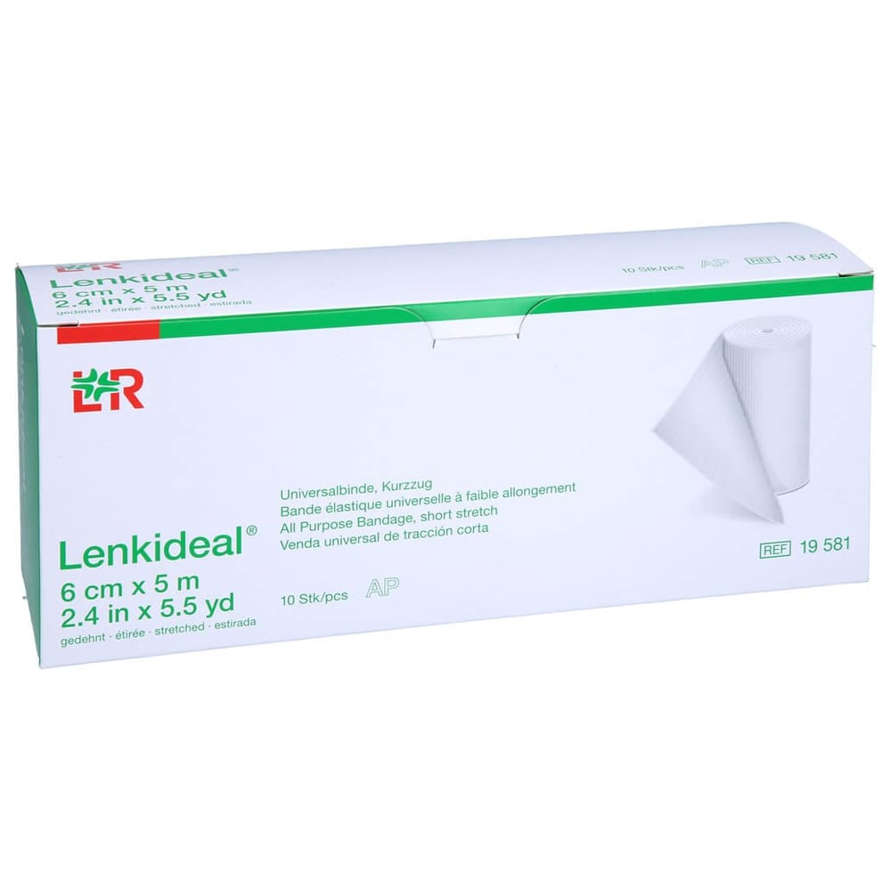 Lenkideal 5mx6cm ohne Verbandklammern weiß