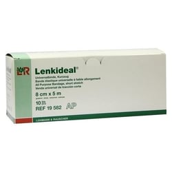 Lenkideal 5mx8cm ohne Verbandklammern weiß