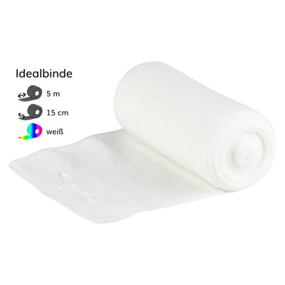 LENKIDEAL Idealb.15 cmx5 m weiß o.Verbandkl.lose