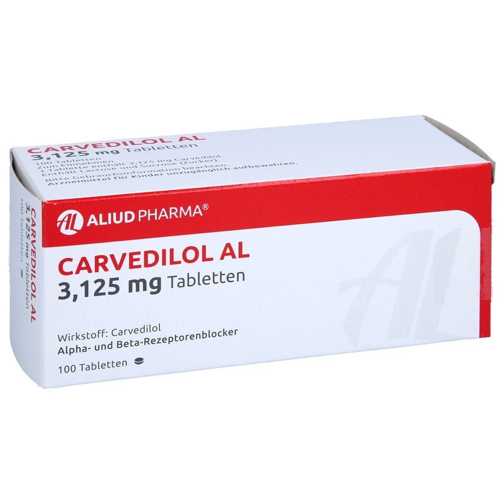 Carvedilol AL 3,125 mg