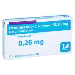 Pramipexol - 1 A Pharma 0.26 mg Retardtabletten