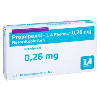 Pramipexol - 1 A Pharma 0.26 mg Retardtabletten