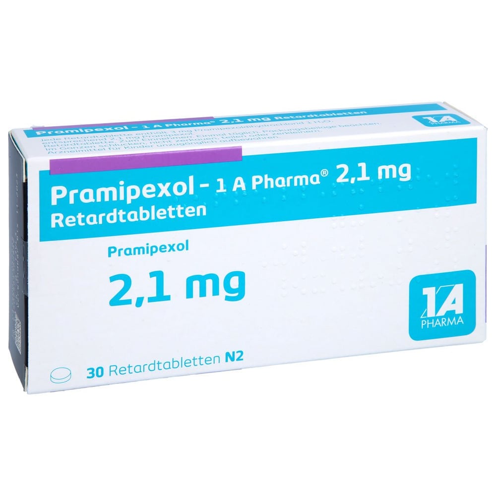 Pramipexol - 1 A Pharma 2.1 mg Retardtabletten