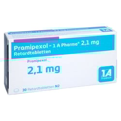 Pramipexol - 1 A Pharma 2.1 mg Retardtabletten