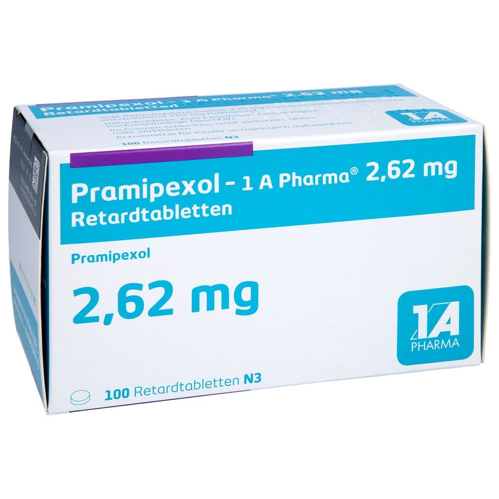 Pramipexol - 1 A Pharma 2.62 mg Retardtabletten