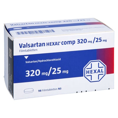 Valsartan HEXAL comp 320 mg/25 mg