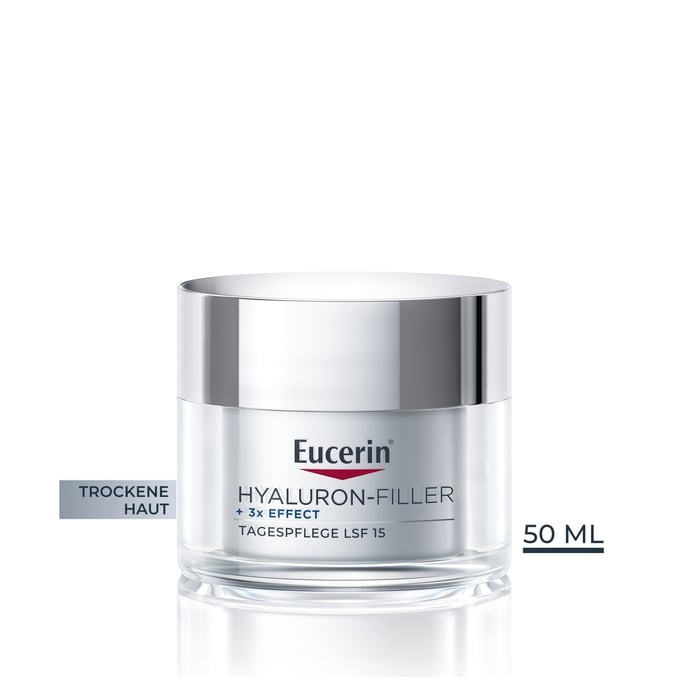 Eucerin Hyaluron-Filler + 3x Effect Tagespflege LSF 15 Trockene Haut