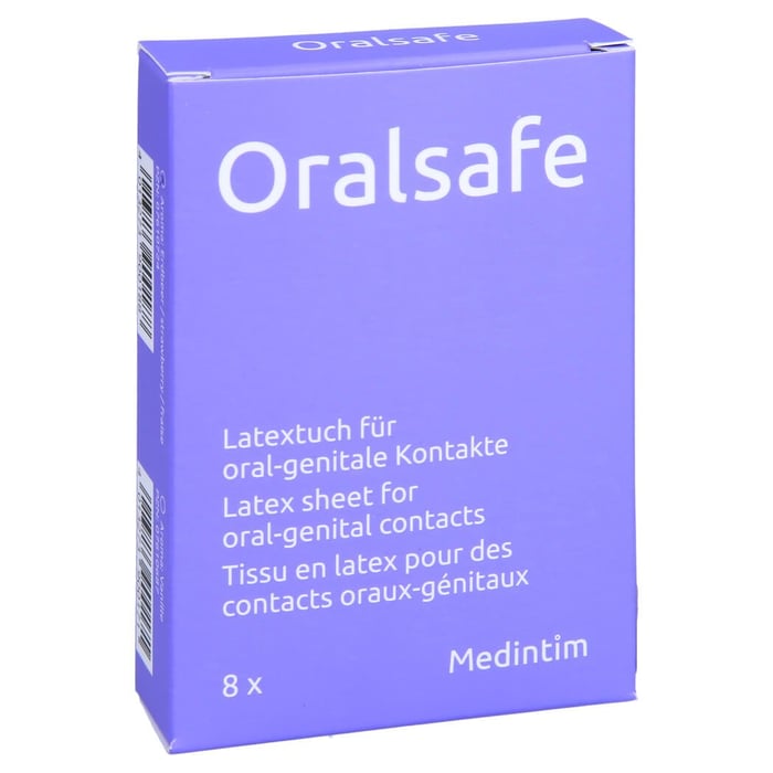 Oral Safe Latexschutztuch Erdbeere