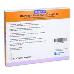 Dopamin Fresenius 50 mg Glas
