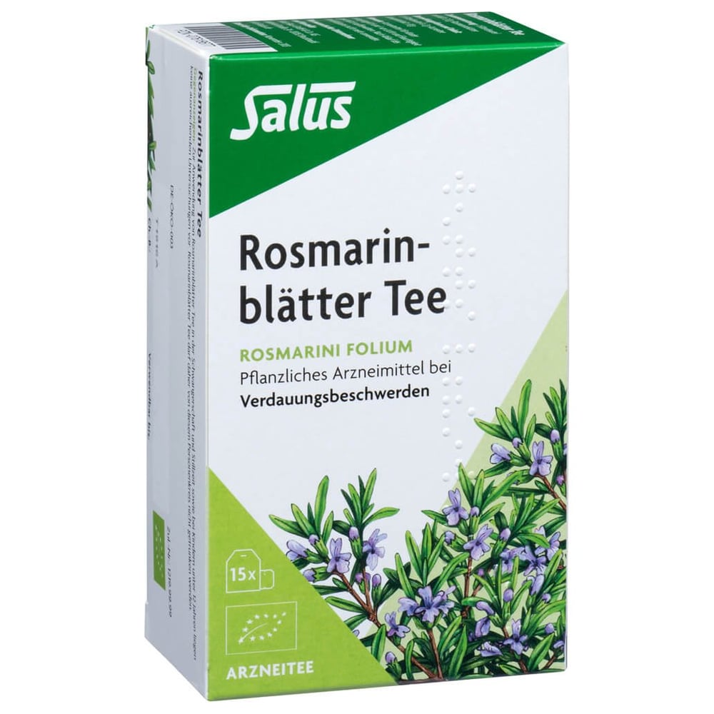 Rosmarinblätter Tee Salus