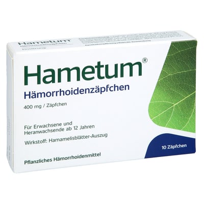 Hametum Hämorrhoidenzäpfchen Produktbild 1