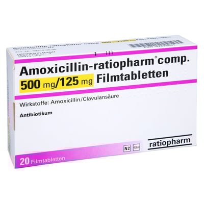 Amoxicillin-ratiopharm comp. 500 mg/125 mg