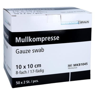 Mullkompressen steril 10cmx10 cm