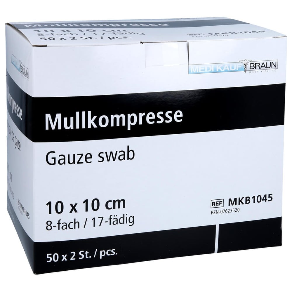 Mullkompressen steril 10cmx10cm
