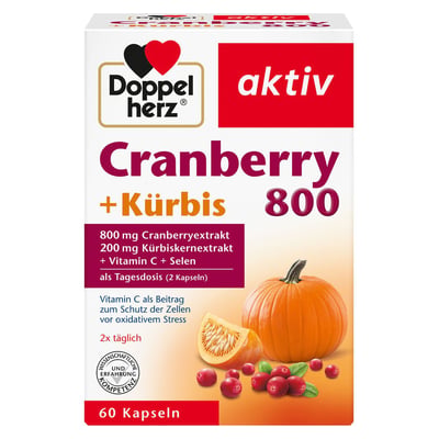Doppelherz aktiv Cranberry + Kürbis + Vitamin C + Seelen