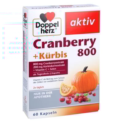 Doppelherz aktiv Cranberry + Kürbis + Vitamin C + Seelen