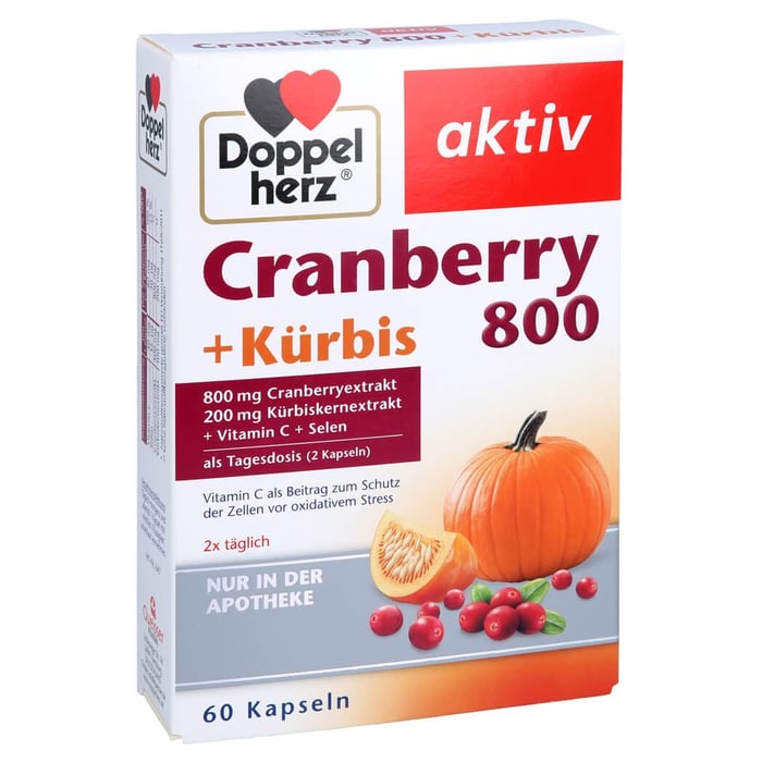 Doppelherz aktiv Cranberry + Kürbis + Vitamin C + Seelen