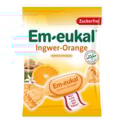 Em-eukal Bonbons Ingwer-Orange Bonbons zuckerfrei
