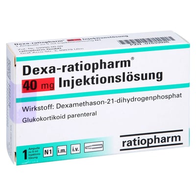 Dexa-ratiopharm 40mg Injektionslösung
