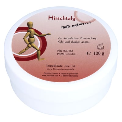 Hirschtalg 100% naturrein