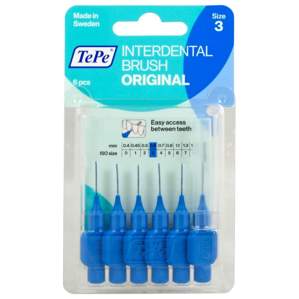 TePe Interdentalbürste 0,6mm blau