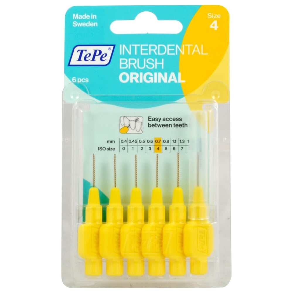 TePe Interdentalbürste 0,7mm gelb