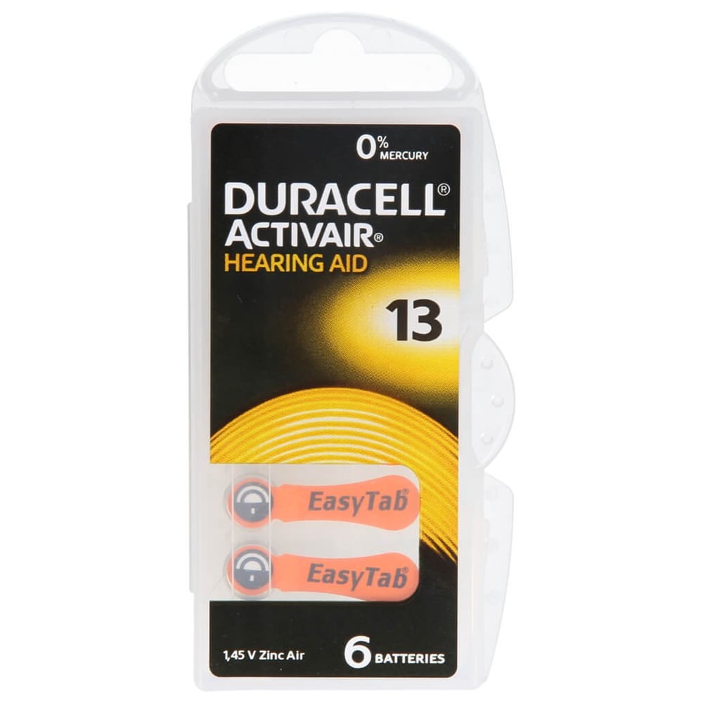 Batterie für Hörgeräte Duracell 13