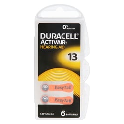 Batterie für Hörgeräte Duracell 13
