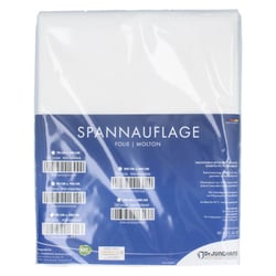 Molton Spannauflage 90x200 cm Fol.eins. Molton besch