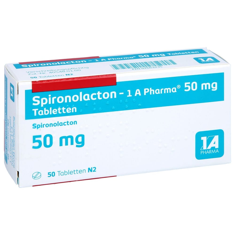 Spironolacton - 1 A Pharma 50mg Tabletten