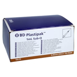 Bd Spritze 1ml Sub Q26g1/2