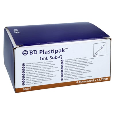 Bd Spritze 1ml Sub Q26g1/2