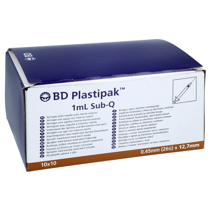 Bd Spritze 1ml Sub Q26g1/2