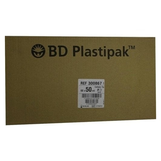 Bd Plastipak W+b 50/60ml m Katheteransatz