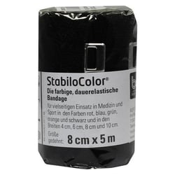 Bort StabiloColor Binde 8 cm schwarz