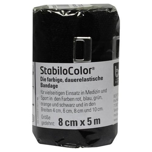 Bort StabiloColor Binde 8 cm schwarz