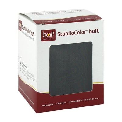 Bort StabiloColor haft Binde 8 cm schwarz