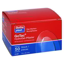 Gotac HydroGel-Pflaster 74x45 mm oval