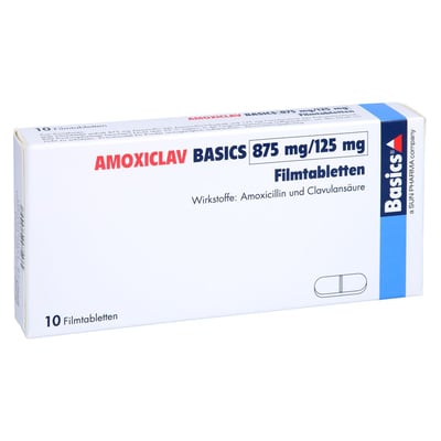 Amoxiclav Basics 875 mg/125 mg Produktbild 1