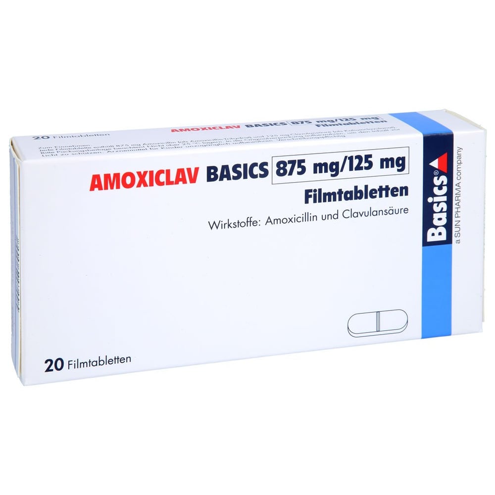 Amoxiclav Basics 875mg/125mg