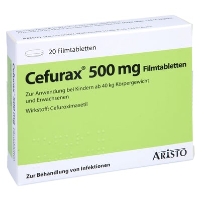 Cefurax 500 mg Filmtabletten Produktbild 1