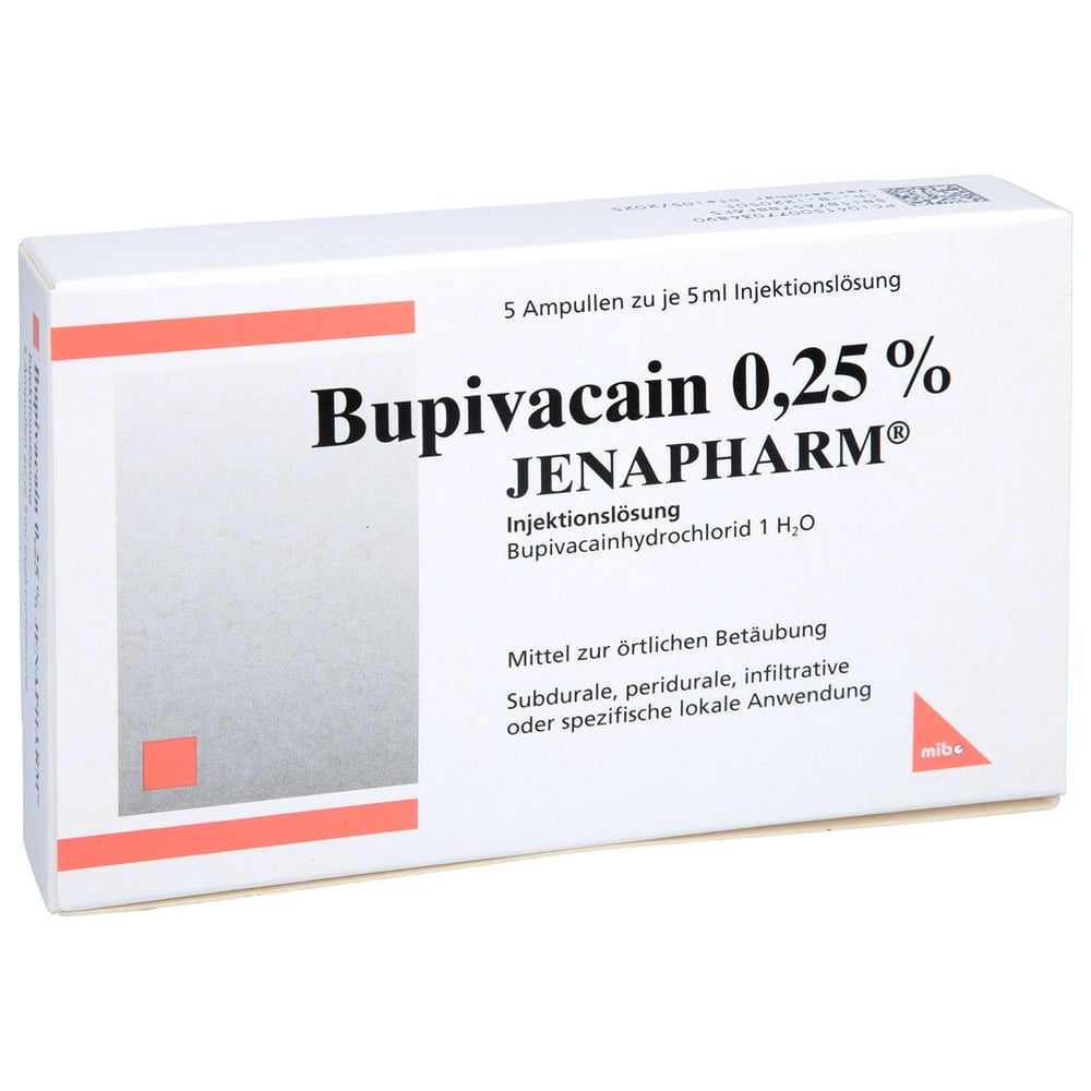 Bupivacain 0.25% JENAPHARM